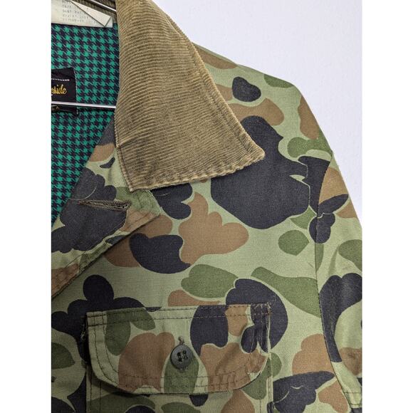 Field and fireside vintage Bird hunting camouflage jacket 60s Size M - Picture 6 of 13
